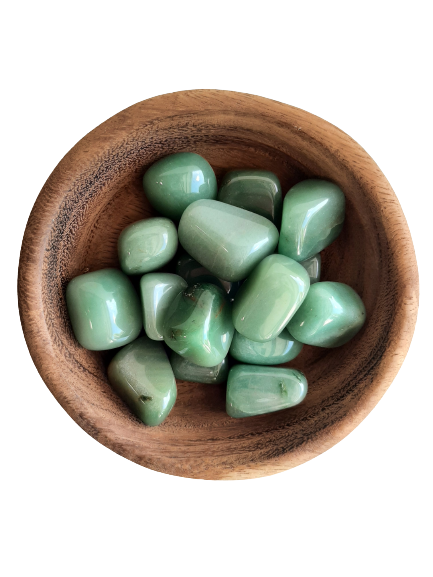 Aventurine Crystal Set of Tumbled Stones Smoothed and Polished - 2x3cm