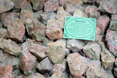 Unakite Crystal Rough Chunk Natural Mineral - 4 to 8cm