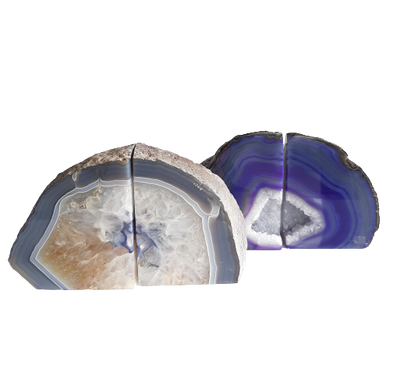 Agate Book-Ends