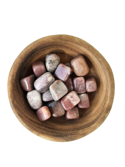 Lepidolite Crystal Set of Tumbled Stones Smoothed and Polished - 2x3cm