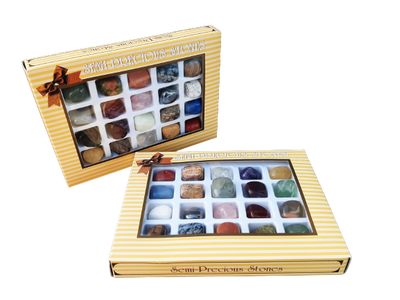 Tumble Stone Set of 20 Crystal Gift Pack