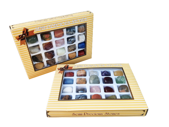 Tumble Stone Set of 20 Crystal Gift Pack