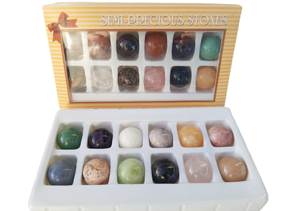 Mini 25mm Crystal Sphere Gift Pack of 12 Stones