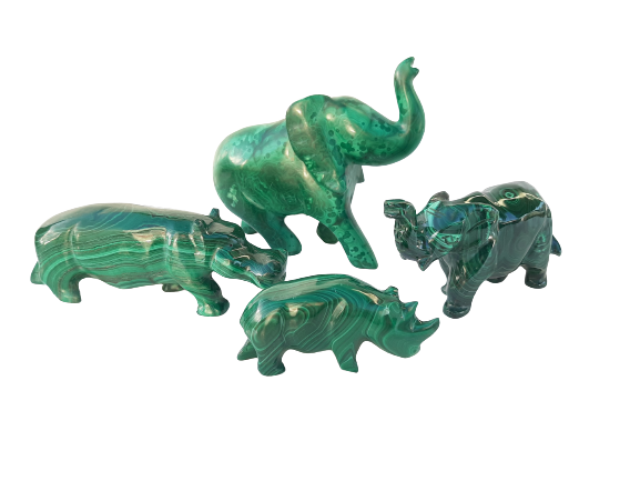 Malachite Animals - Available in Store and is Subject to Availability