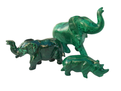 Malachite Animals - Available in Store and is Subject to Availability