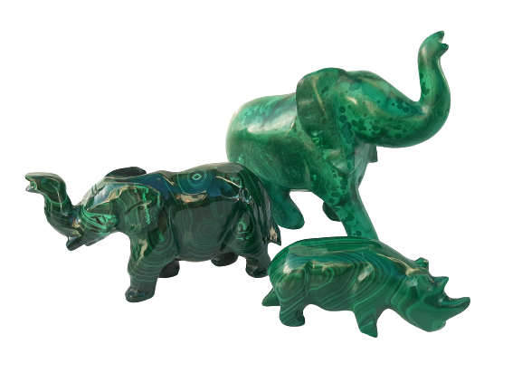 Malachite Animals - Available in Store and is Subject to Availability