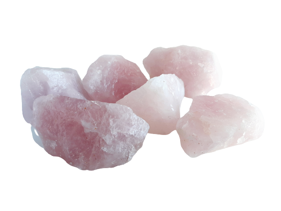 Rose Quartz Crystal Rough Chunk Natural Mineral