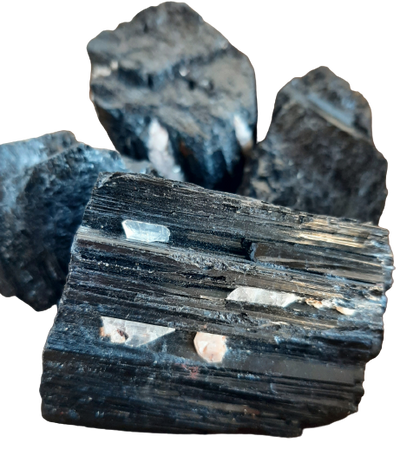 Natural Black Tourmaline Rough