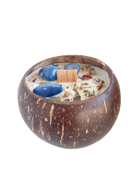 Coco Bowl Candle - Blue Quartz