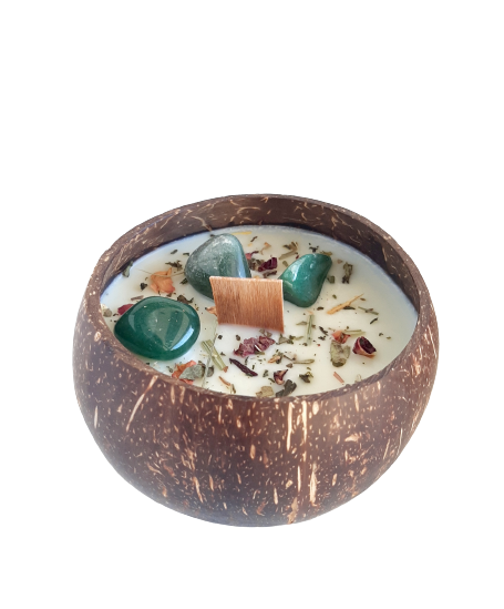 Coco Bowl Candle - Green Quartz
