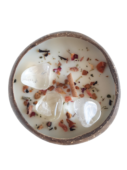 Coco Bowl Candle - Clear Quartz