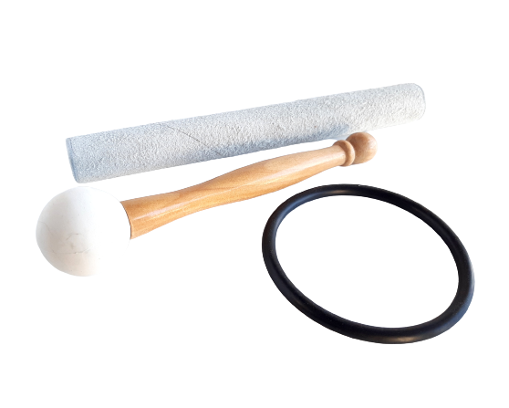 Suede Rod for Singing Bowl