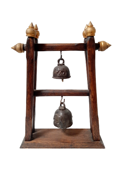 Wooden Trapeze with 2 Bells
