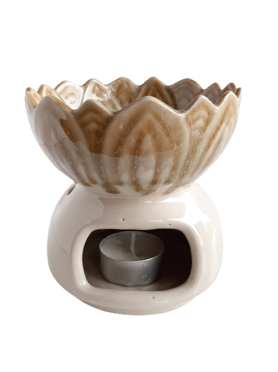 Ceramic Flower Oil Burner