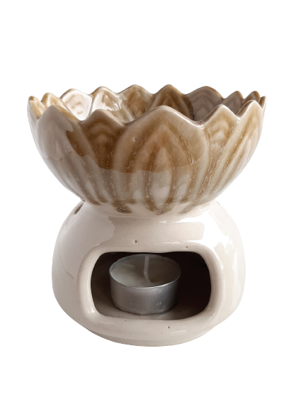 Ceramic Flower Oil Burner