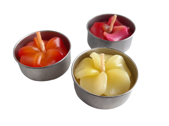 Flower Tea Light Candle for Candelabra