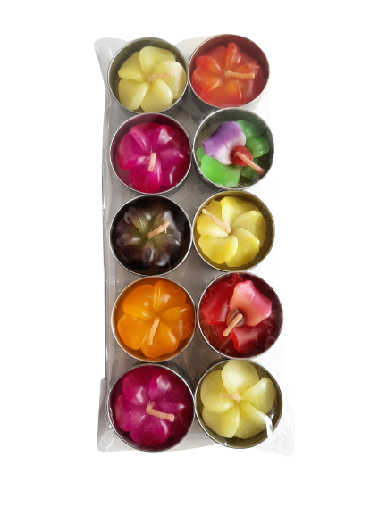 Flower Tea Light Candle for Candelabra