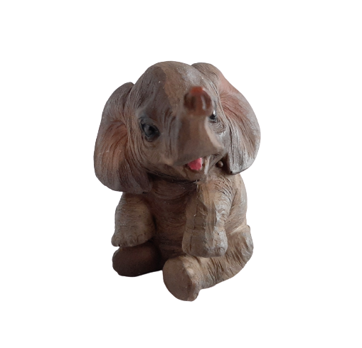 Baby Elephant Figurine - 6cm