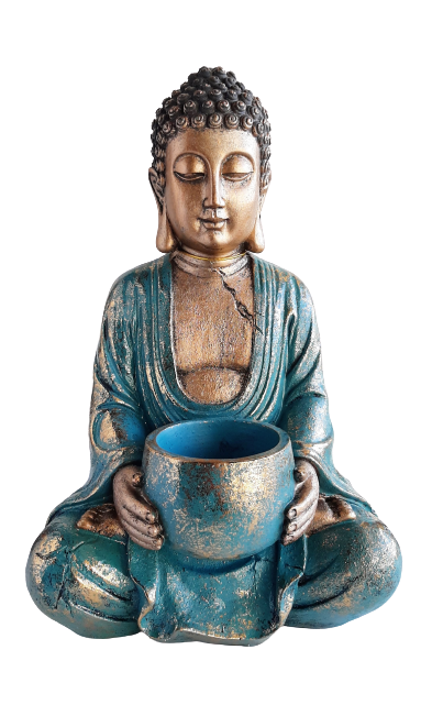 Blue Décor Buddha 30cm