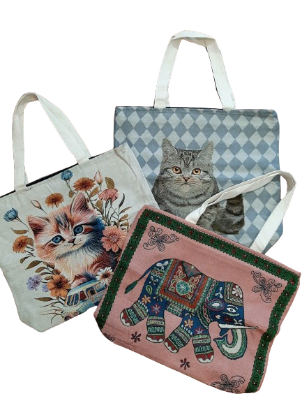 Thai Print Shopping Bag