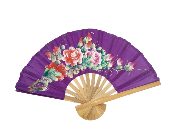 Hand Made Fan 30cm - made in Thailand