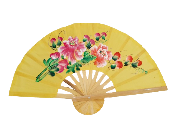 Hand Made Fan 30cm - made in Thailand