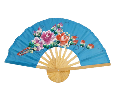 Hand Made Fan 30cm - made in Thailand