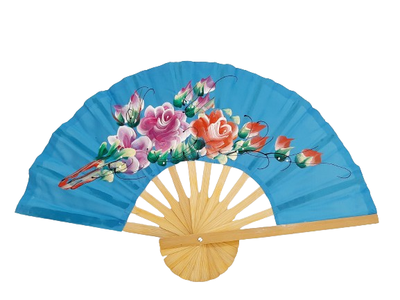 Hand Made Fan 30cm - made in Thailand