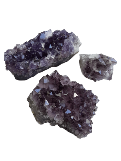 Amethyst Crystal Cluster Druze Plate Naturally Grown From Brazil 400-500g