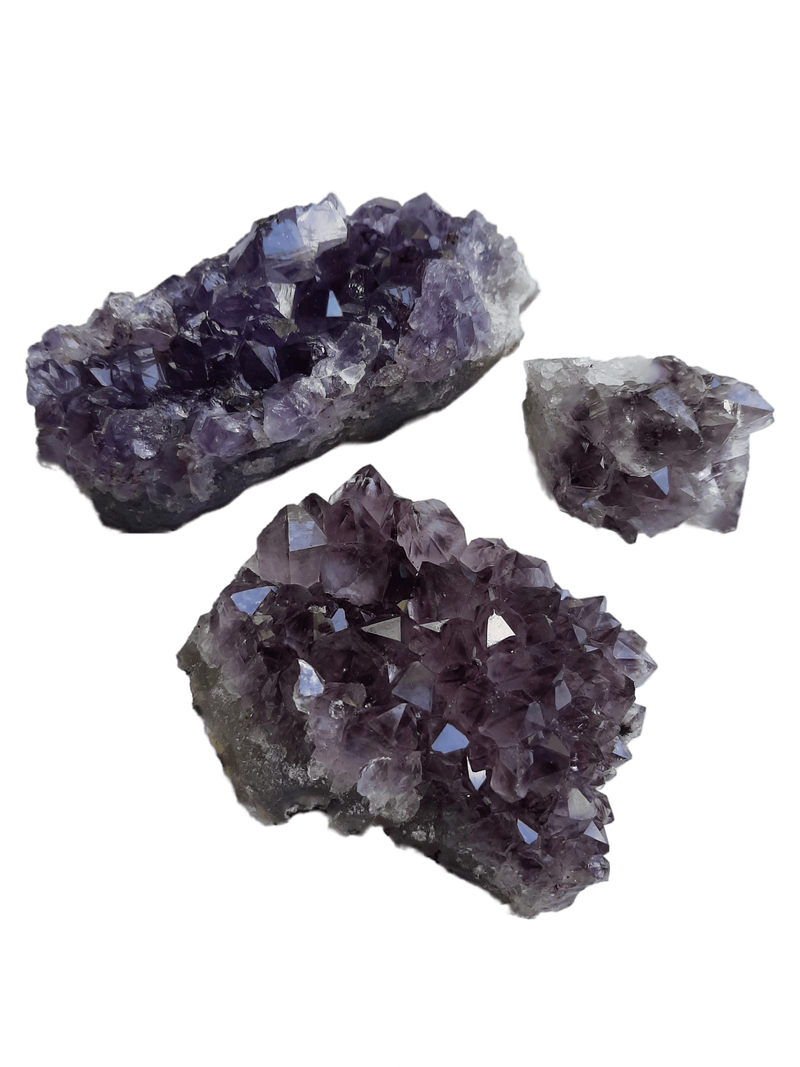 Amethyst Crystal Cluster Druze Plate Naturally Grown From Brazil 80-130g/piece