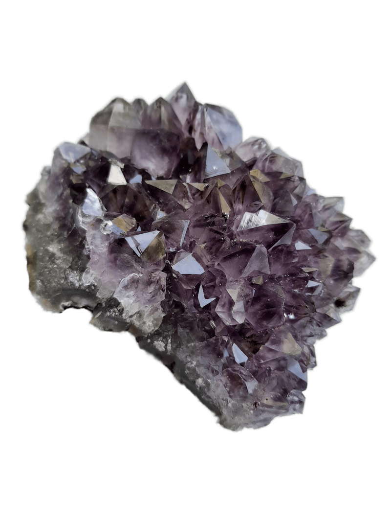 Amethyst Crystal Cluster Druze Plate Naturally Grown From Brazil 400-500g