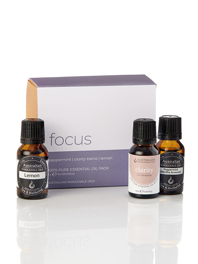 Essential Oil Pack - FOCUS (3-Pack)