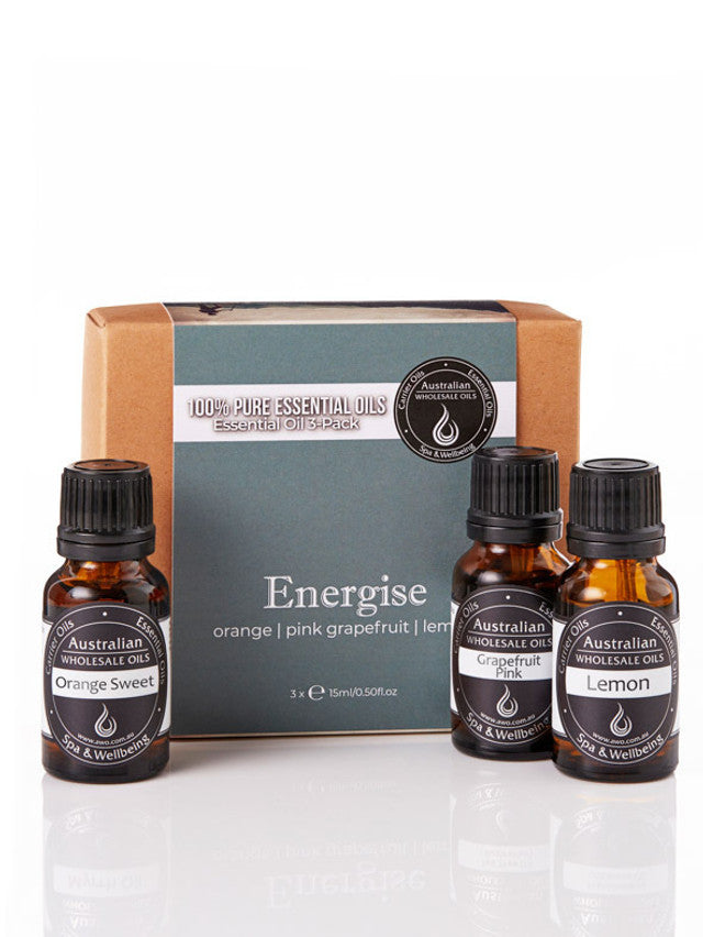 Essential Oil Pack - ENERGISE (3-Pack)