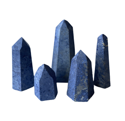 Dummortierite Generator Single Point Cut and Polished From Brazil