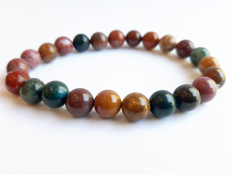 Crystal Round Bead Bracelet - 8mm