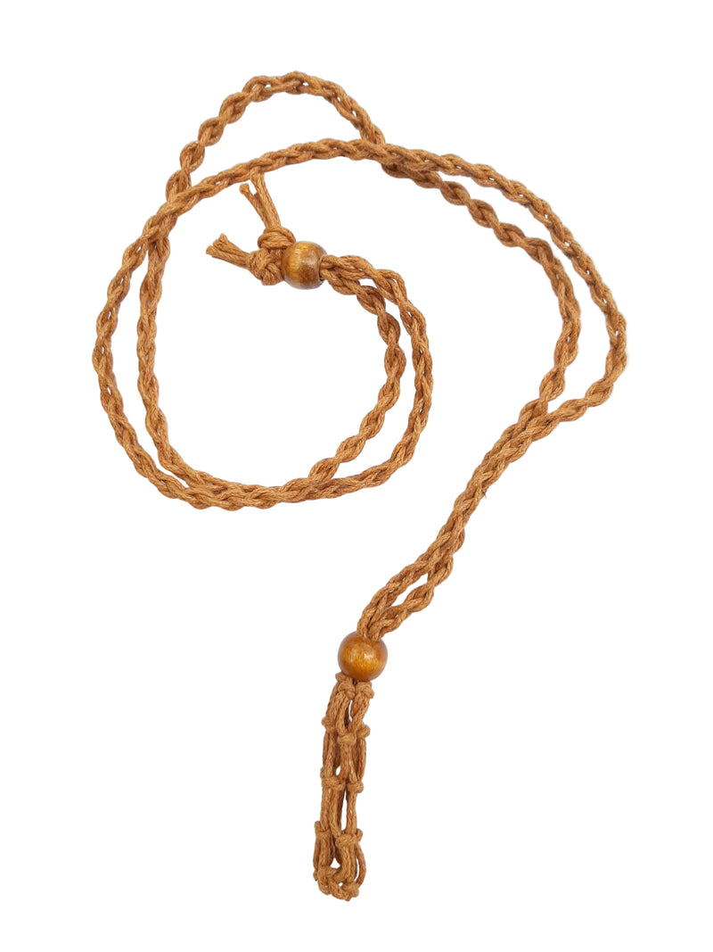 Macrame Hemp Waxed Necklace