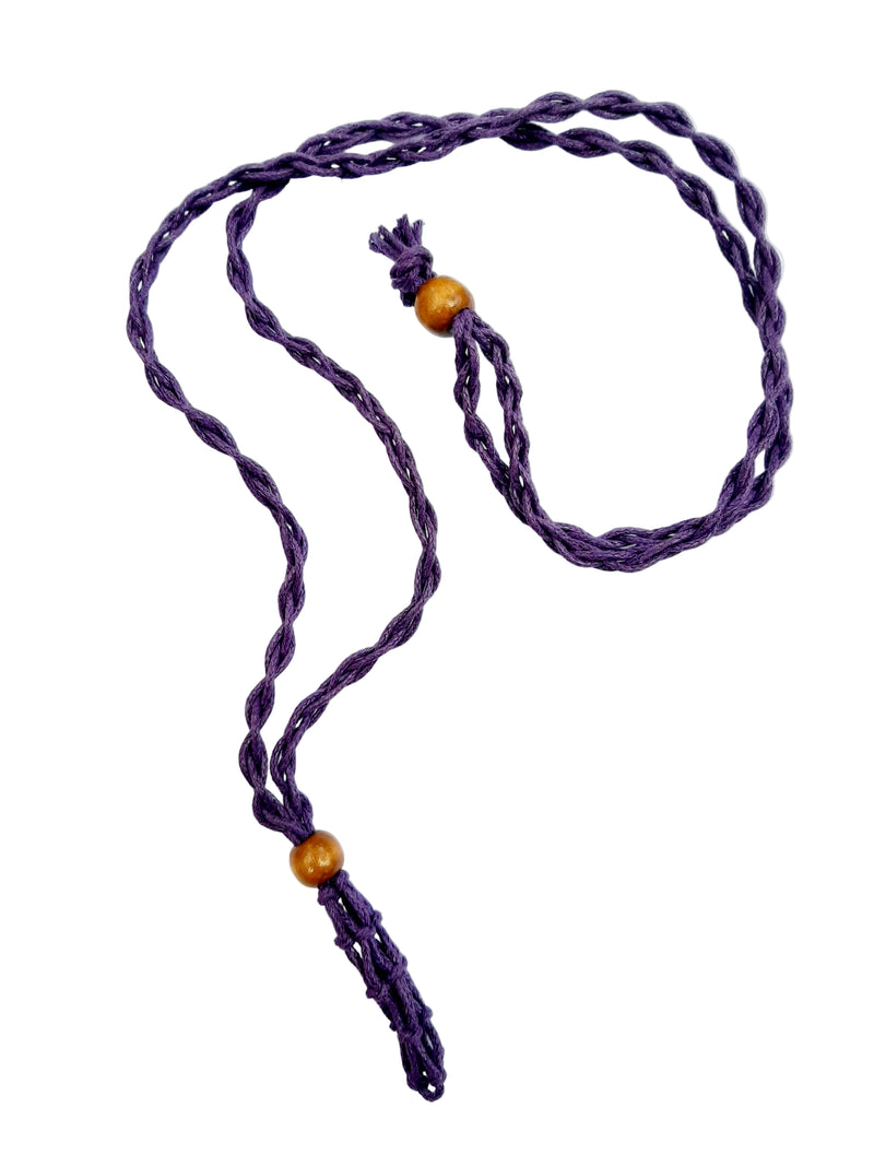 Macrame Hemp Waxed Necklace