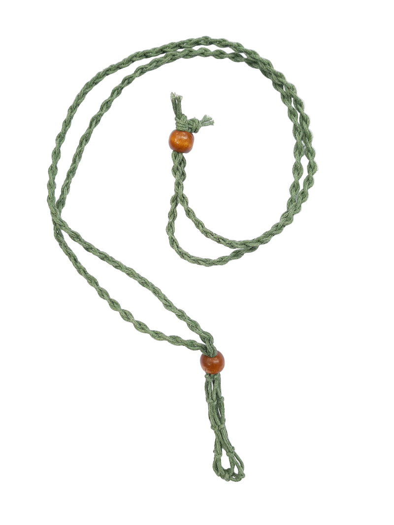 Macrame Hemp Waxed Necklace