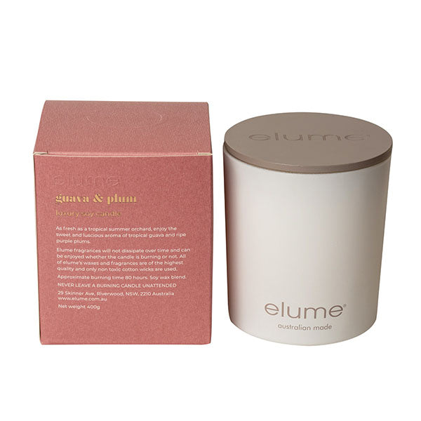 Elume Soy Candle - Guava & Plum
