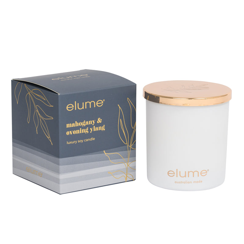 Elume Soy Candle - Mahogany & Evening Ylang