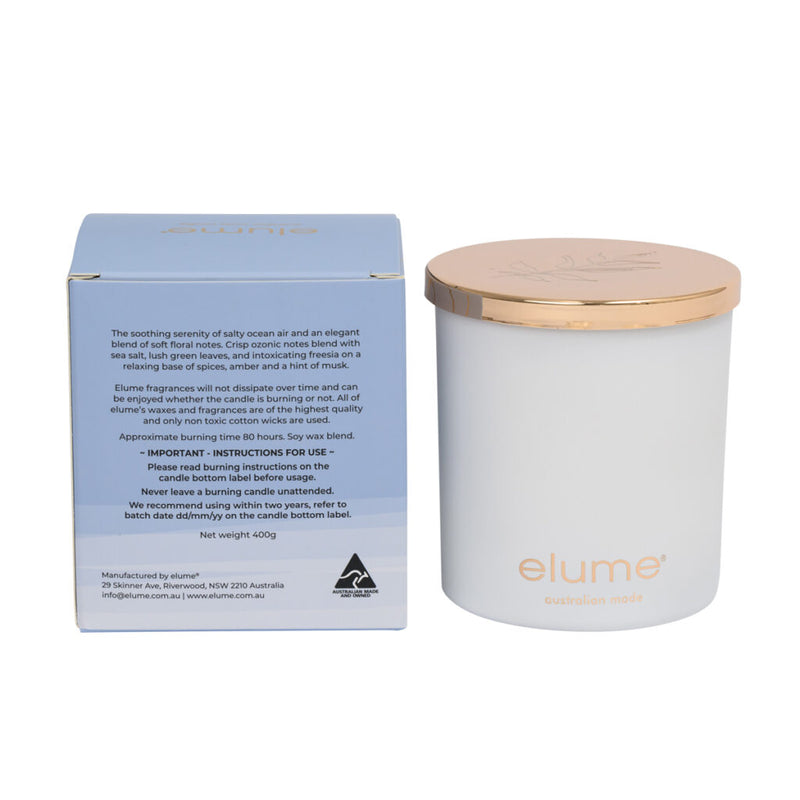 Elume Soy Candle - Ocean Blossom & Sea Salt