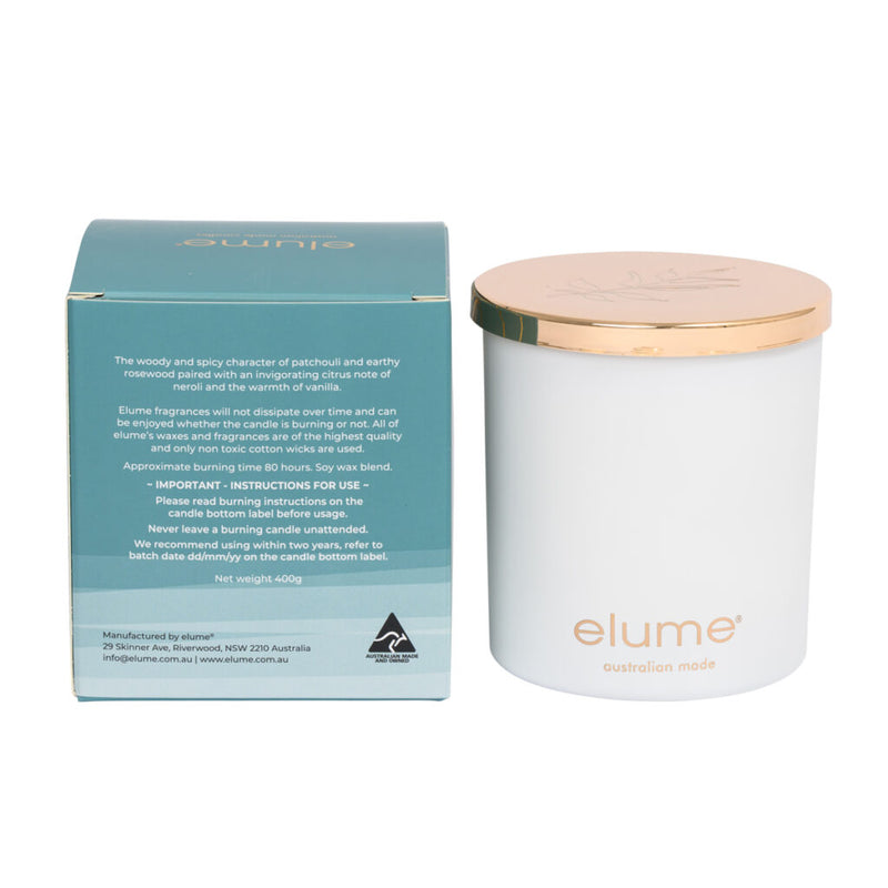 Elume Soy Candle - Sweet Patchouli & Rosewood