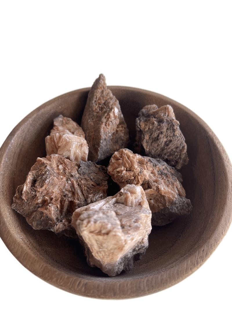 Stilbite Rough Chunk Natural Mineral - 4 to 10cm
