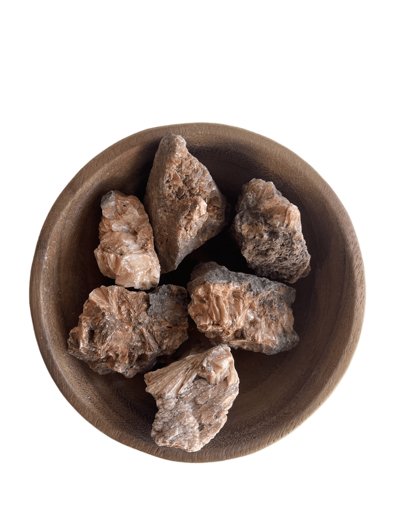 Stilbite Rough Chunk Natural Mineral - 4 to 10cm