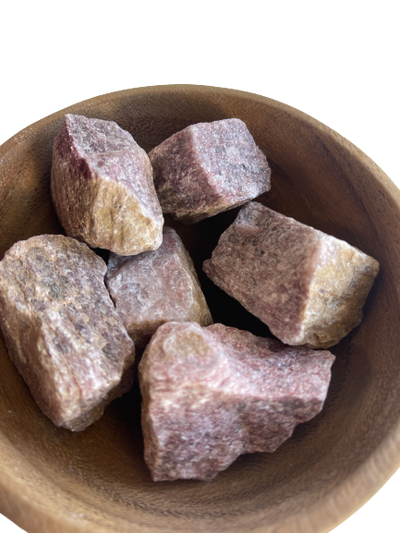 Lepidolite Crystal Rough Chunk Natural Mineral - 4 to 8cm