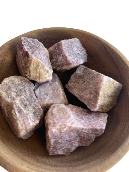 Lepidolite Crystal Rough Chunk Natural Mineral - 4 to 8cm