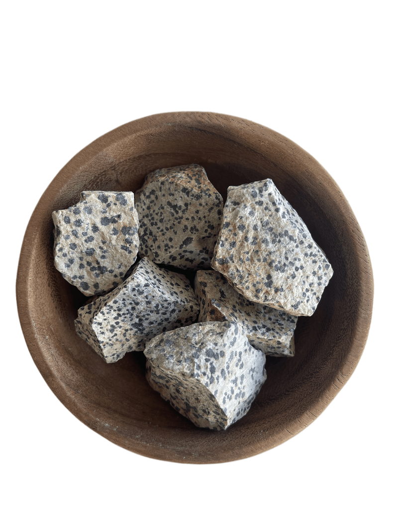 Dalmation Jasper Crystal Rough Chunk Natural Mineral - 4 to 8cm