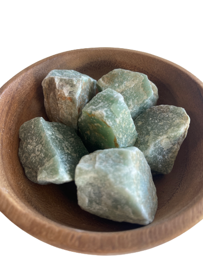 Green Aventurine Crystal Rough Chunk Natural Mineral - 4 to 8cm