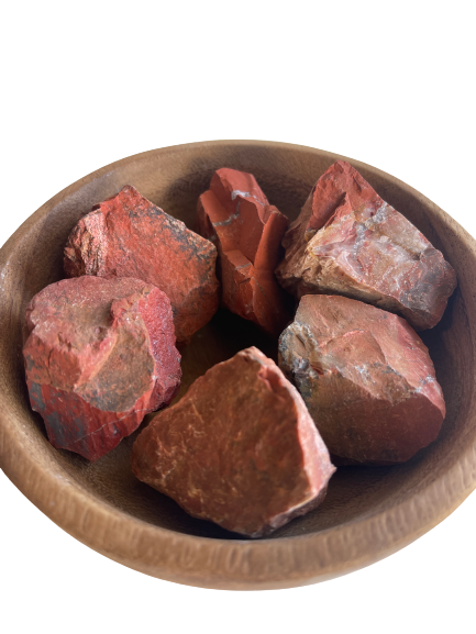 Red Jasper Crystal Rough Chunk Natural Mineral - 4 to 8cm