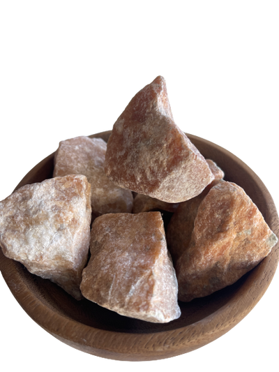 Orange Calcite Rough Chunk Natural Mineral - 6 to 10cm